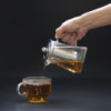 Théière à infuseur en verre - Forme tour - 750 ml