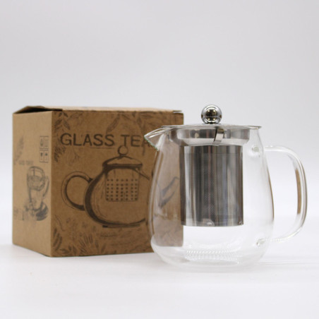 Théière à infuseur en verre - Contemporaine - 550 ml