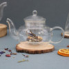 Théière à infuseur en verre - Perle ronde - 400 ml