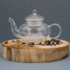 Théière à infuseur en verre - Perle ronde - 400 ml