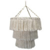 Lustre doux en macramé - Naturel