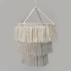 Lustre doux en macramé - Naturel