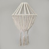 Grand lustre en macramé - Naturel