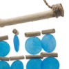 Carillon en bois flotté bleu