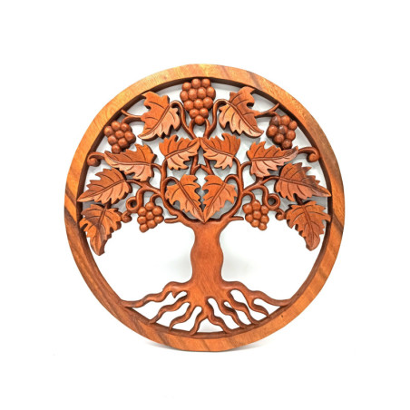 Panneau Raisins Arbre de Vie - 40 cm