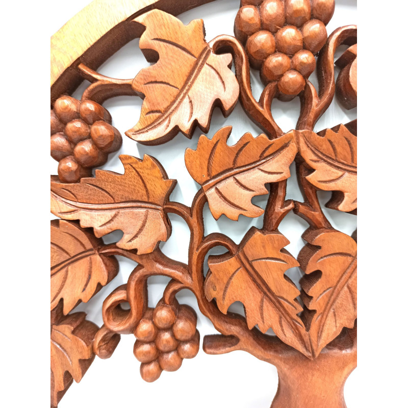 Panneau Raisins Arbre de Vie - 40 cm