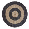 Jonc rond noir et feu - Cercles - 1 m