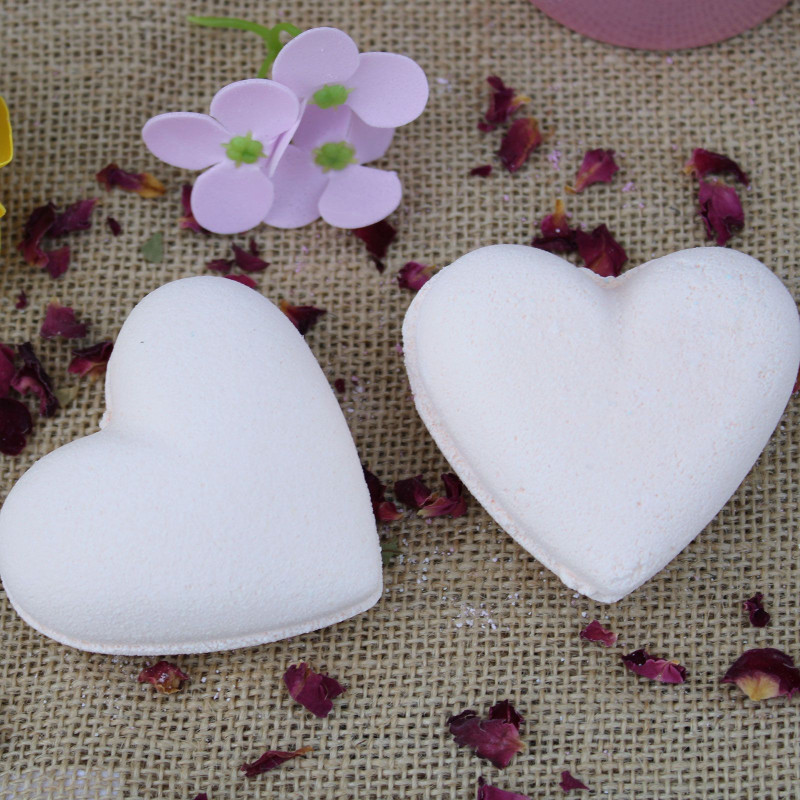 Bombe de bain Love Heart 70 g - Fruit de la passion