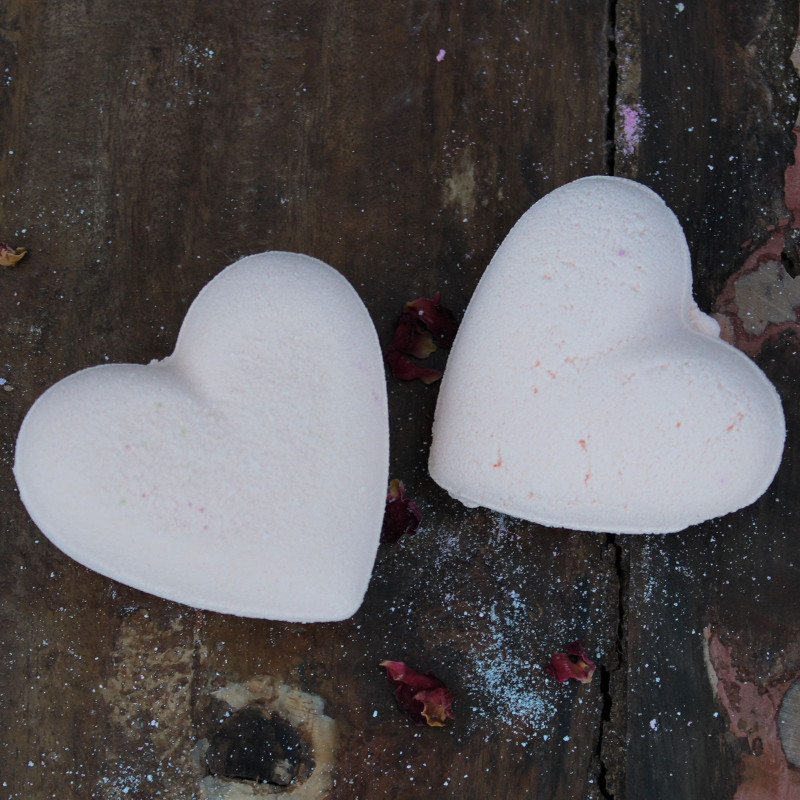 Bombe de bain Love Heart 70 g - Fruit de la passion