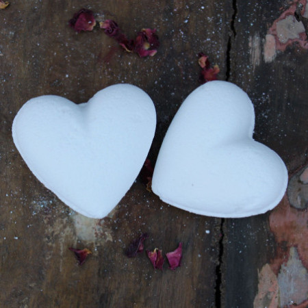 Bombe de bain Love Heart 70 g - Noix de coco