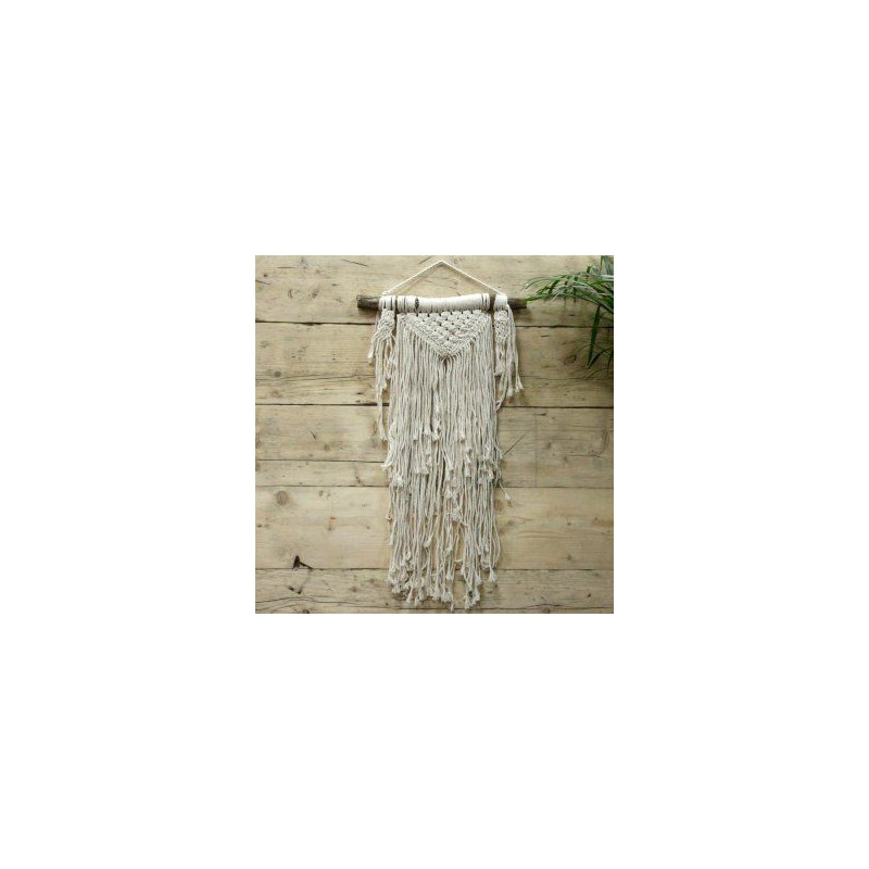 Tenture murale en macramé - Abondance naturelle
