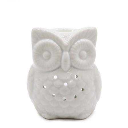 Brûleur à huile blanc classique - Tall Owl