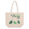 Sac en coton imprimé - We are Leaves - Bleu