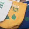 Sac en coton imprimé - We are Leaves - Naturel