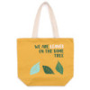 Sac en coton imprimé - We are Leaves - Naturel
