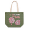 Sac en coton imprimé - We are Flowers - Rose