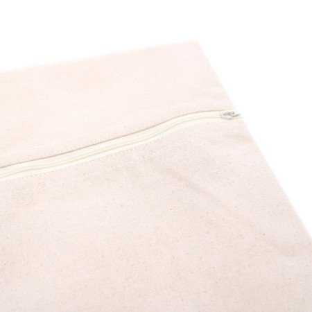 Housse de coussin en coton imprimé - We are Leaves - Naturel