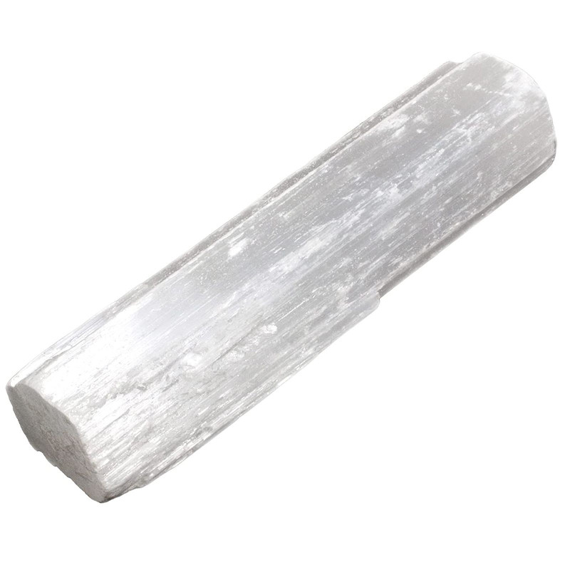 Bâton de sélénite cristal brut - Pierre naturelle 7-10 cm