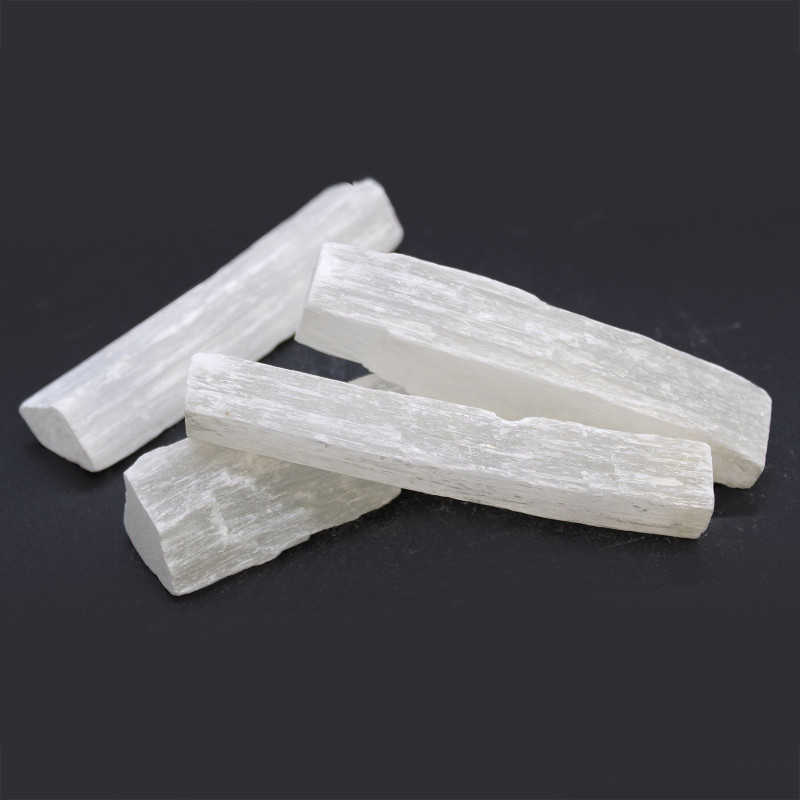 Bâton de sélénite cristal brut - Pierre naturelle 7-10 cm
