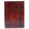 Carnet moyen avec sangle - Mandala tibétain