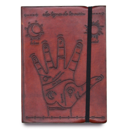 Petit carnet avec sangle - Chiromancie