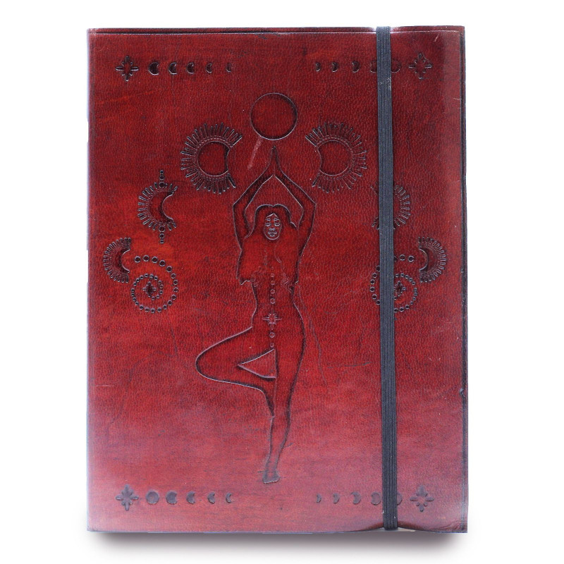 Carnet moyen avec sangle - Déesse cosmique