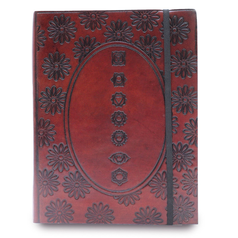 Carnet moyen avec sangle - Chakra Mandala