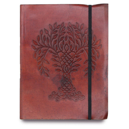 Carnet moyen avec sangle - Arbre de vie