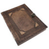 Grand livre d'or personnalisable en cuir 10x13 (200 pages)