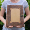 Grand livre d'or personnalisable en cuir 10x13 (200 pages)