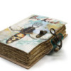 Carnet de notes en cuir à bords frangés « Bee Kind » (7 x 5 po)