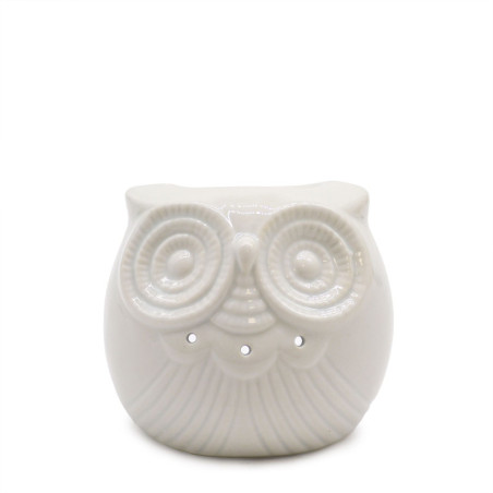 Brûleur à huile blanc classique - Short Owl