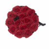 Bouquet de fleurs de savon - 14 roses rouges - Rond