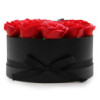 Bouquet de fleurs de savon - 14 roses rouges - Rond