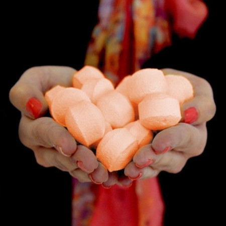 Boîte de 1,3 kg de pilules rafraîchissantes à l'orange fraîche