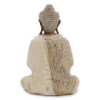 Statue de Bouddha sculptée à la main - 40 cm Bienvenue - Blanchi à la chaux