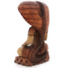 Statue de Bouddha sculptée à la main - Shiva avec Cobra - 50 cm