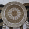 Jonc rond blanc et beige - Soleil intérieur - 1 m
