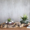 Verre fondu sur support double XL - 70 cm
