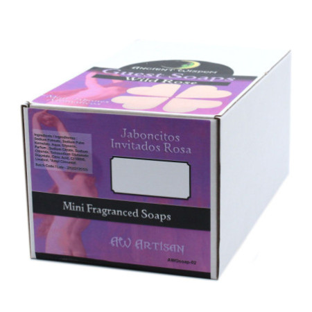 Savons d'invités Heart - Rose sauvage