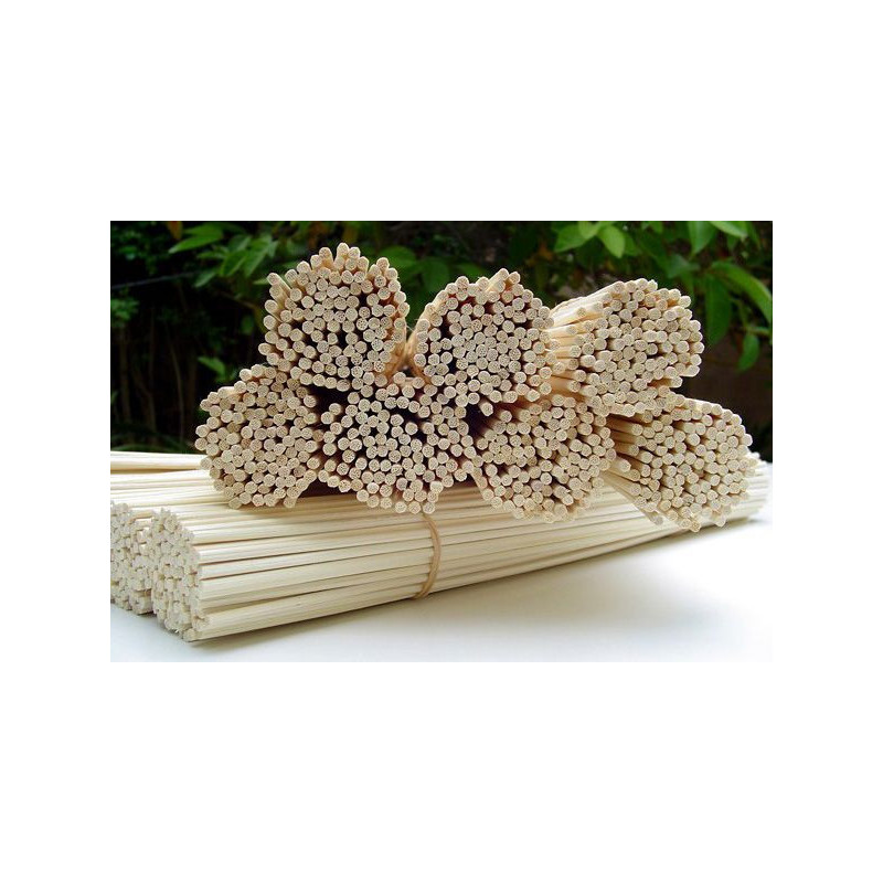 Lot de bâtonnets diffuseurs de parfum indonésiens de 2 mm - Environ 100 bâtonnets
