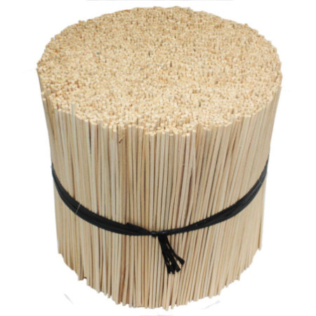 Bâtonnets de diffuseur de parfum naturels - 25 cm x 3 mm - 2,5 kg