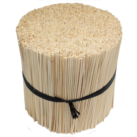 Bâtonnets de diffuseur de parfum naturels - 25 cm x 3 mm - 2,5 kg