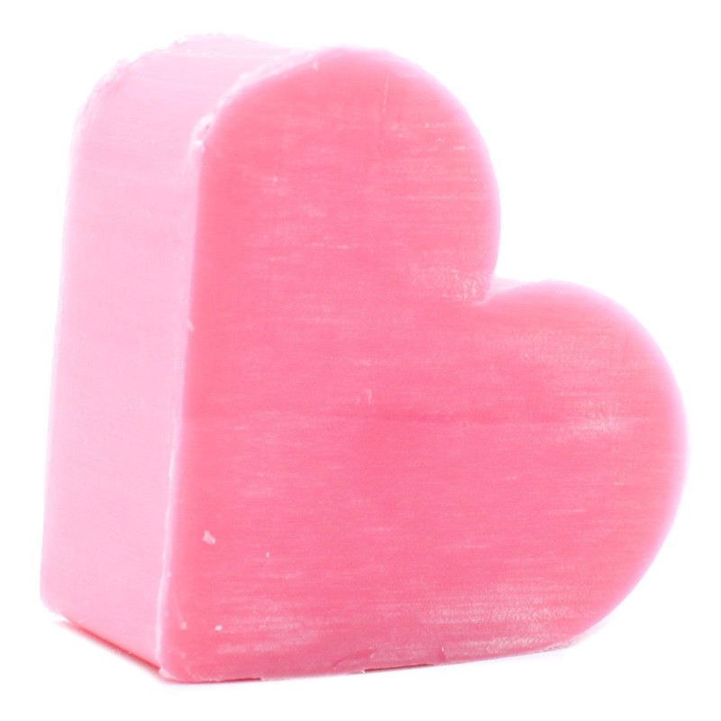 Savons d'invités Heart - Rose sauvage