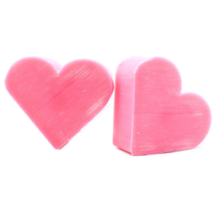 Savons d'invités Heart - Rose sauvage