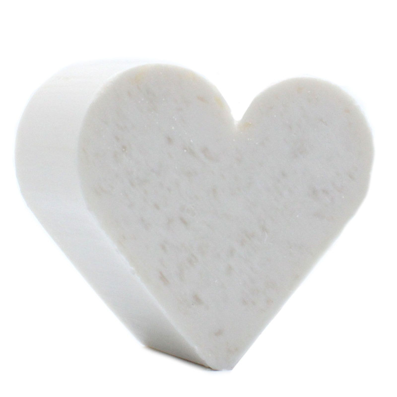 Savons invités Heart - Noix de coco