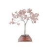 Arbre à pierres précieuses avec base en organite - 80 pierres - Quartz rose