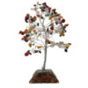 Arbre à pierres précieuses avec base en organite - 160 pierres - Multi