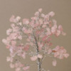 Arbre à pierres précieuses avec base en organite - 160 pierres - Quartz rose