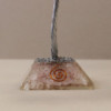 Arbre à pierres précieuses avec base en organite - 160 pierres - Quartz rose